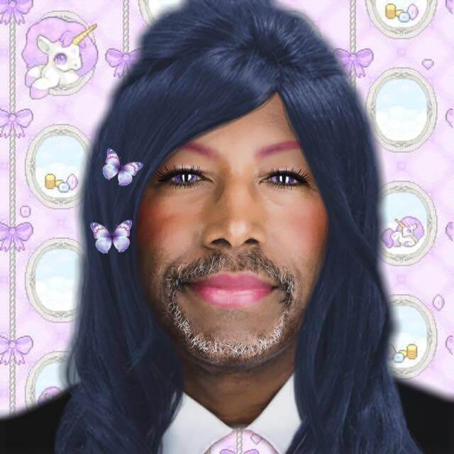 A softer, gentler Ben Carson is depicted in this image made by artist Brooke Kelty. (Image provided)
