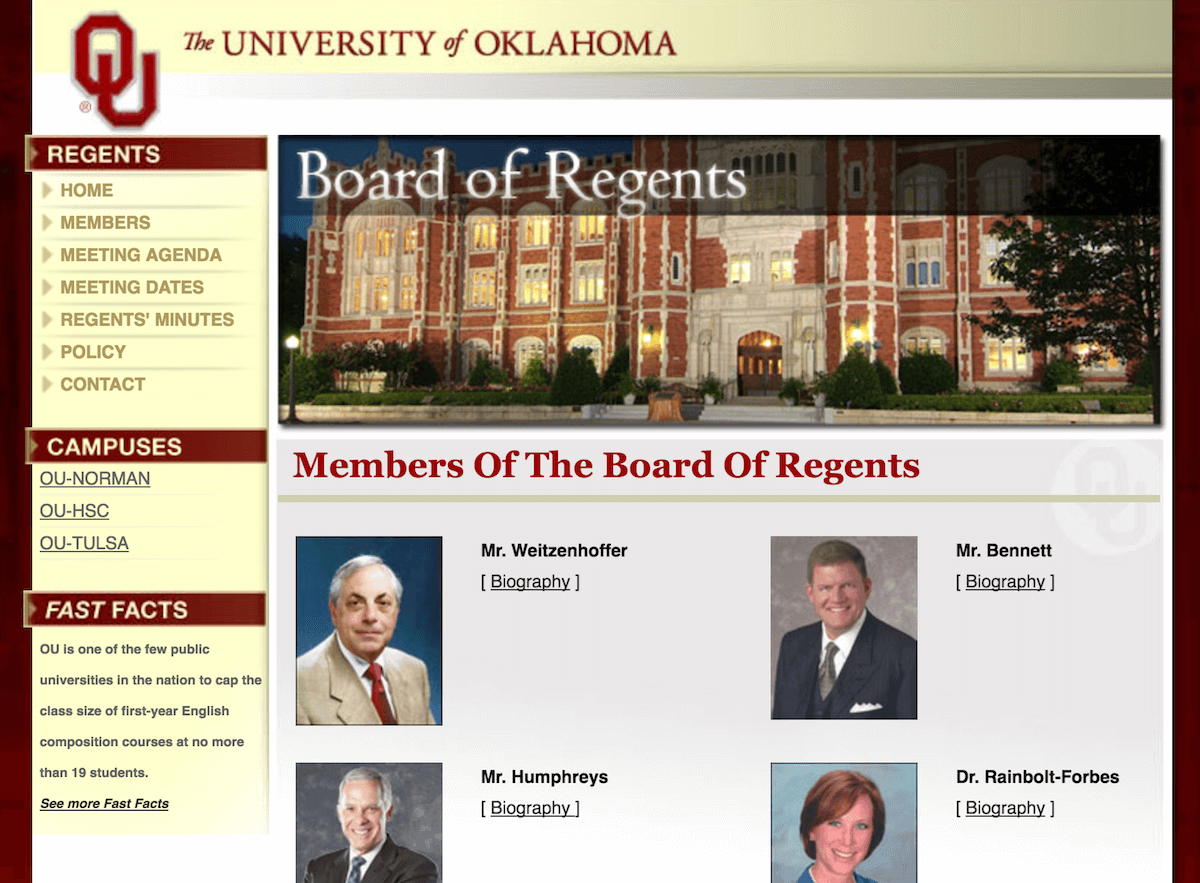 OU Regents