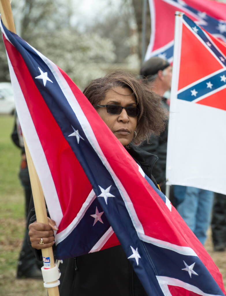 Confederate flag rally