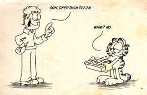 deep dish pizza