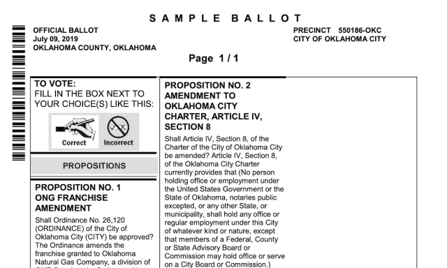 election today in Oklahoma City