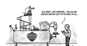cheese-melting machine