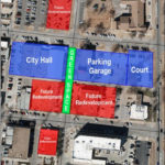 Layout of city center complex