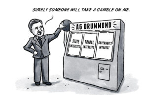 Gentner Drummond the gambler