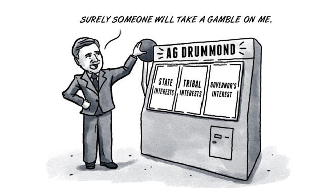Gentner Drummond the gambler