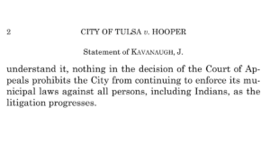 Hooper v. City of Tulsa