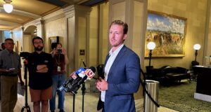 Ryan Walters press conference accuses Charles McCall