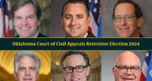 Oklahoma Court of Civil Appeals retention election: 6 judges on Nov. 5 ballot