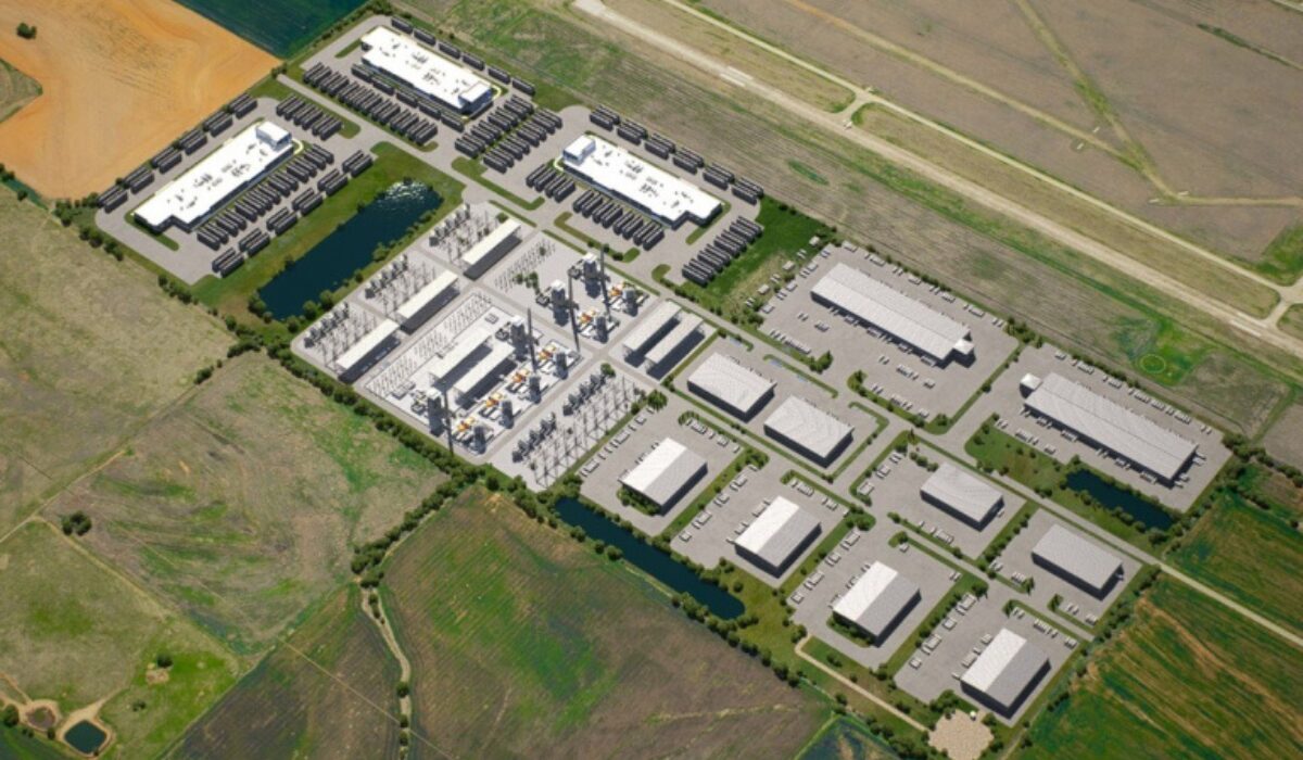 A rendering of the Chickasha Industrial Park.