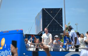 Searching for Scissortail Park: Hot times and high security at the Thunder parade thunder parade