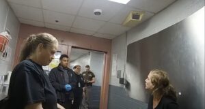 Woman ‘shoved’ by Edmond officer at jail files lawsuit over ‘objectively unreasonable’ broken leg Edmond police Sgt. Nathan Fountain