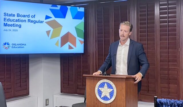 Ryan Walters presser State Board meeting 7-25-25 Ryan