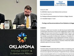 Consent decree: State late with strategic plan, service waitlist sees ‘steady increase’ ODMHSAS competency restoration consent decree