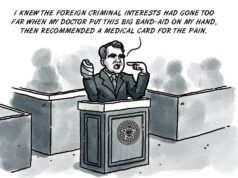 With wounded wing, Stitt suggests rolling back Medicaid expansion, medical marijuana Stitt hand